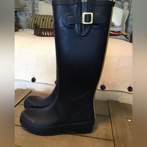 Joules French Navy Field Welly rain boots.EUC